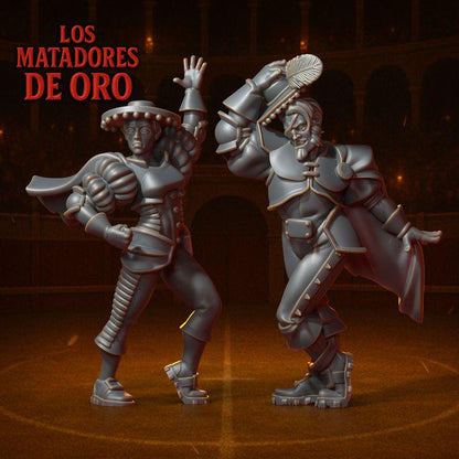 Los Matadores de Oro Part 2 by Punga Miniatures - Wargame Scale 3D Printed Miniature