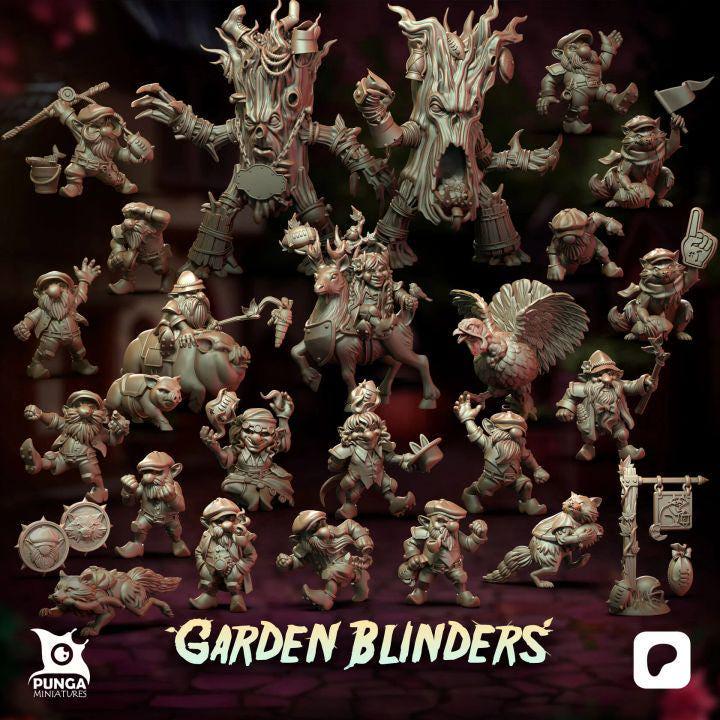 Garden Blinders by Punga Miniatures - Wargame Scale 3D Printed Miniature - Complete Set