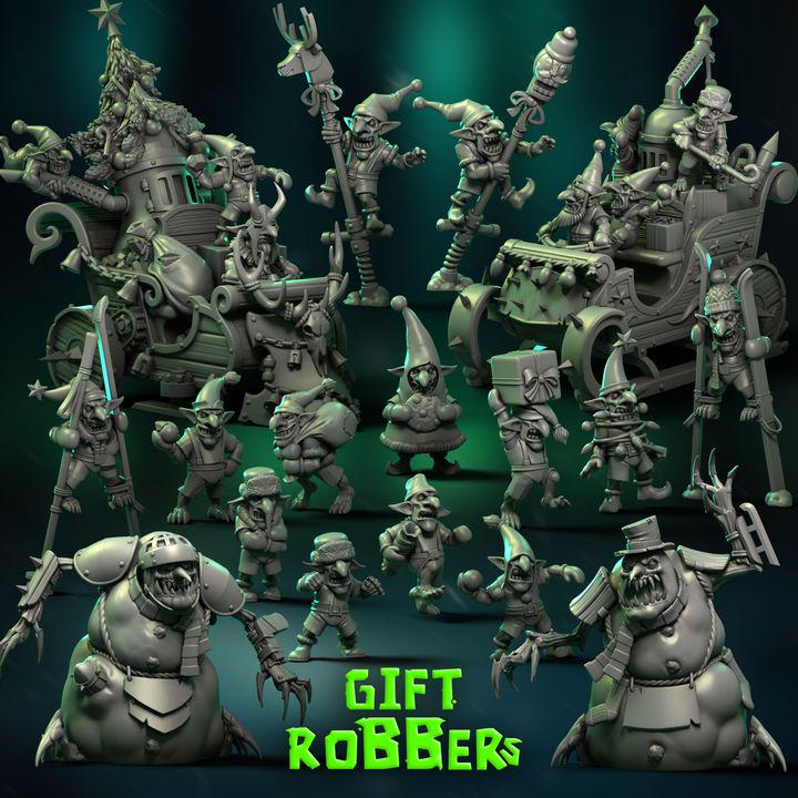 Gift Robbers by Punga Miniatures - Wargame Scale 3D Printed Miniature