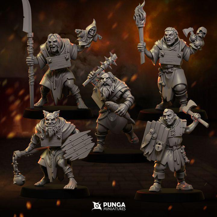Zealots by Punga Miniatures - Wargame Scale 3D Printed Miniature