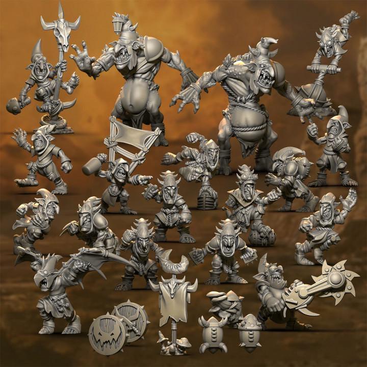 Night Dodgers by Punga Miniatures - Wargame Scale 3D Printed Miniature - Full Team