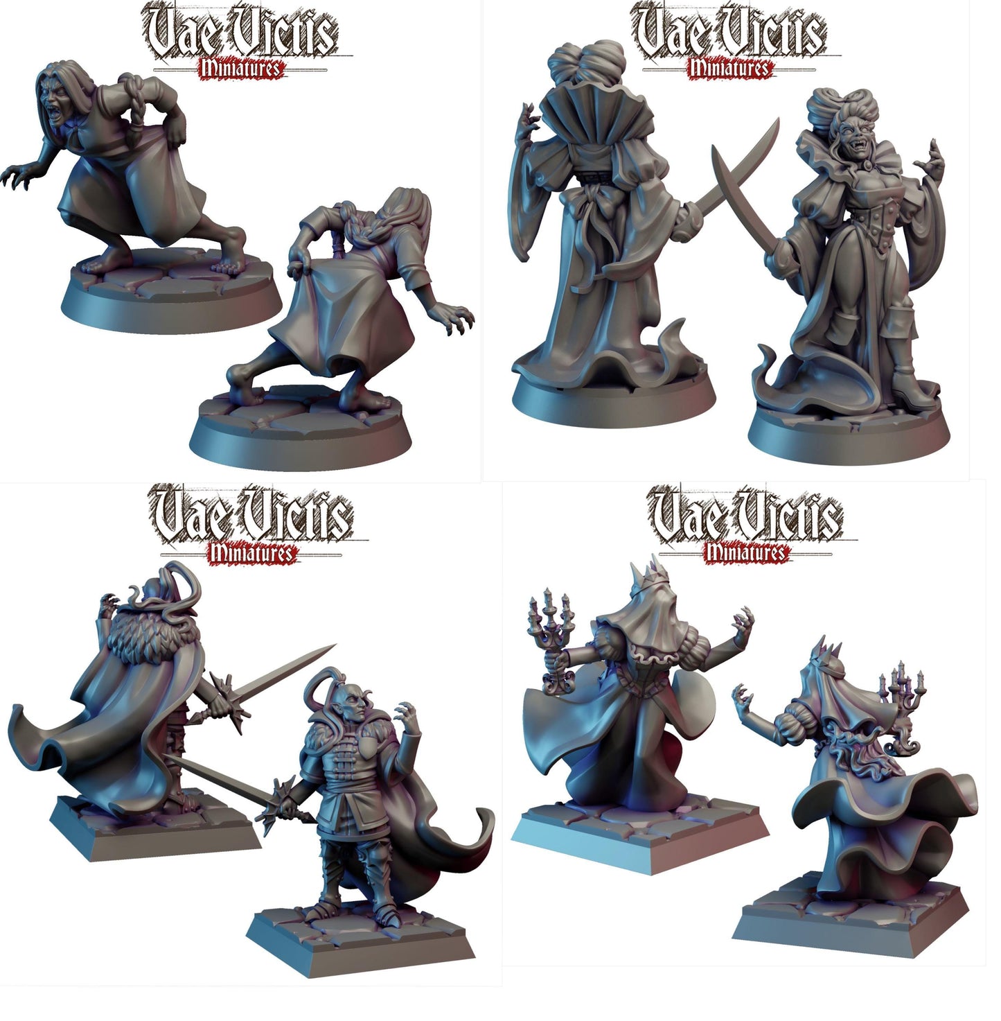Aristocracy of the Night, Adventurers, Civilians and Mercenaries by Vae Victis, perfect for Fantasy Wargames and Tabletop RPGs