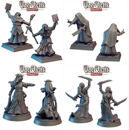 Vae Victis Ladies of the Cloth Miniatures, Fantasy RPG Wargame