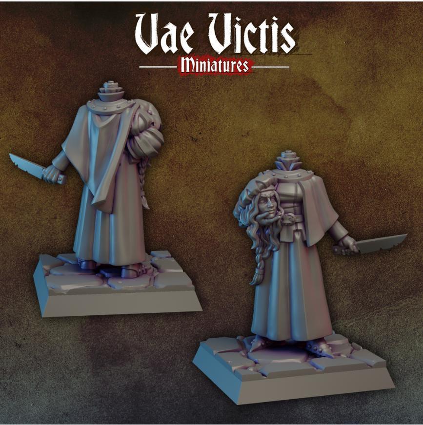 Gravediggers and Ghouls Miniature Warband, Headless Noblewoman, Vae Victis