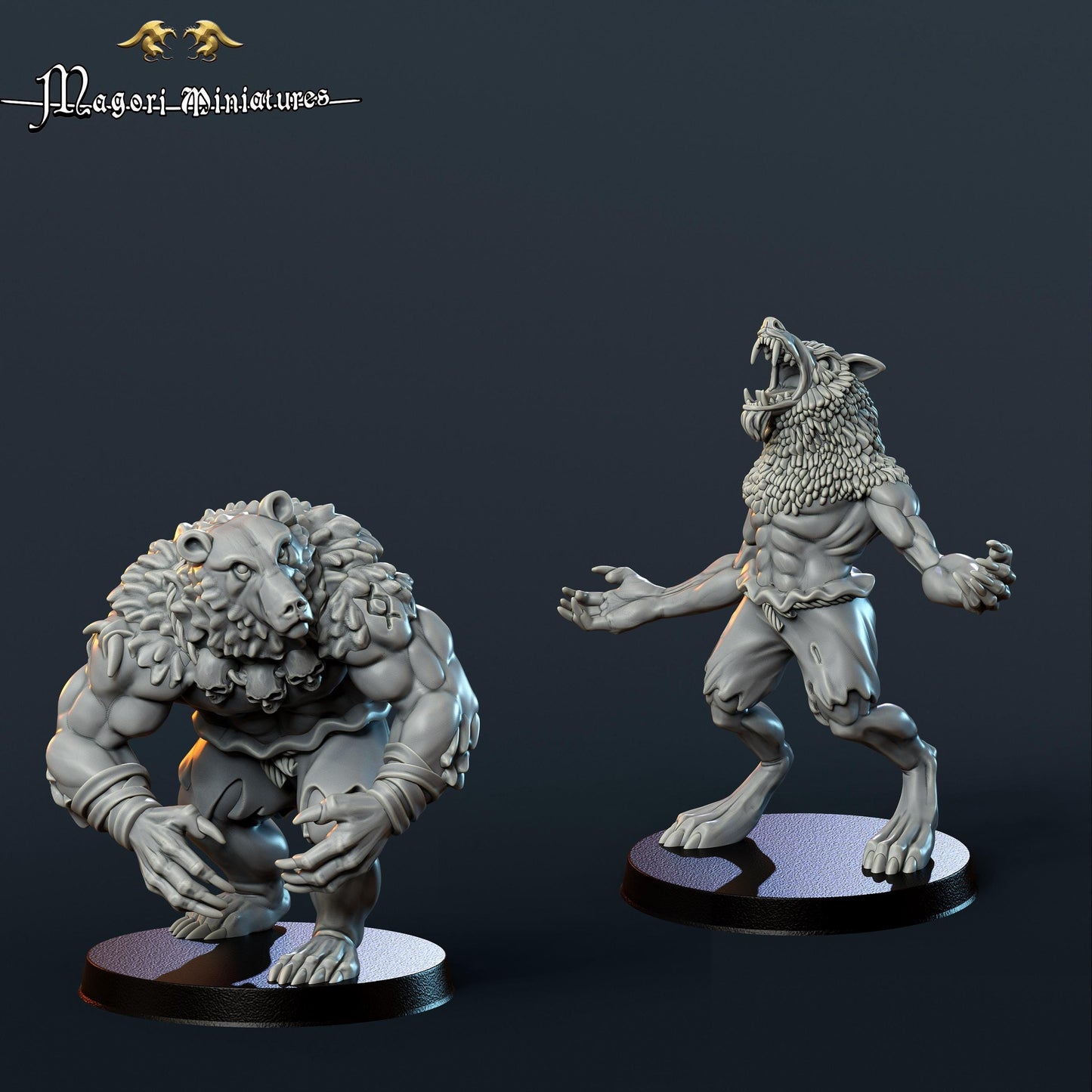 Wulfens Fantasy Miniatures, Magori, RPG Wargame Figures