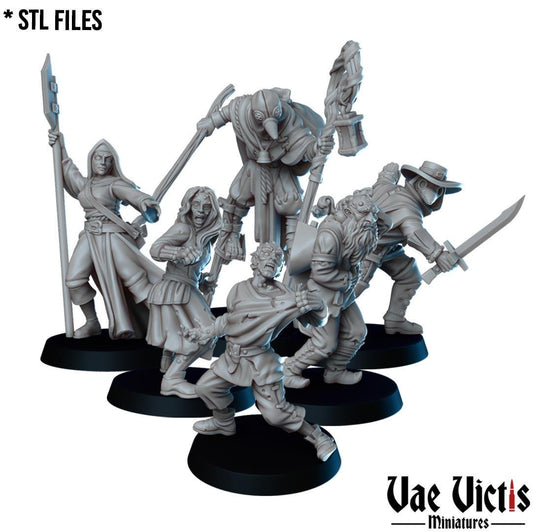 The Plague, Adventurers and Mercenaries by Vae Victis, perfect for Fantasy Wargames and Tabletop RPGs