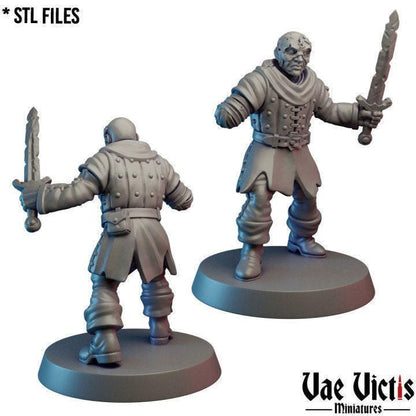 Possessed Cultist Warband, Fantasy Miniatures for Tabletop RPGs by Vae Victis