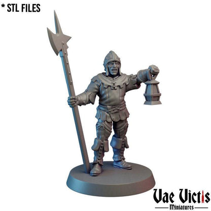Village Watchmen Miniatures Warband, Vae Victis, Fantasy RPG