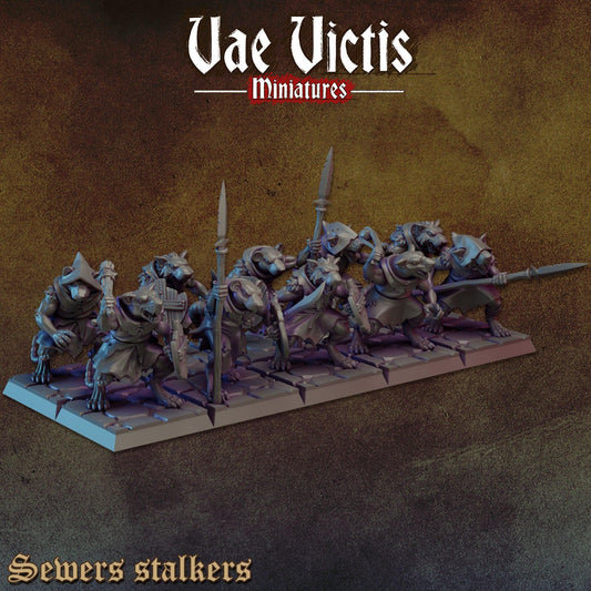Ratkin Warband Miniatures, Field Surgeon, Drummer, Noble Fighter, Vae Victis