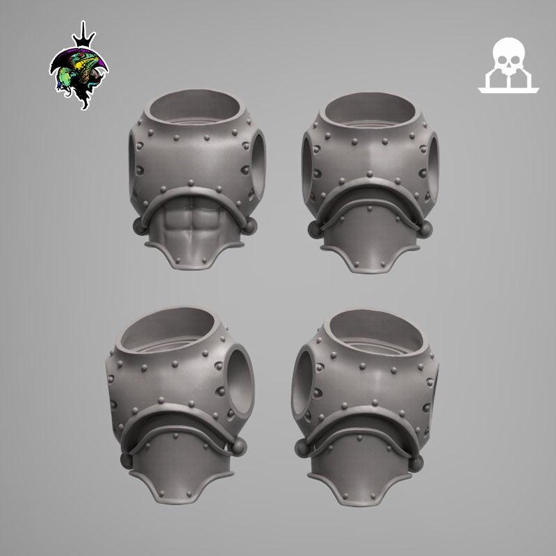 Geno Tyrants, Modular Sci-Fi Wargames Miniatures by Reptilian Overlords, Space Soldier Conversion Bits