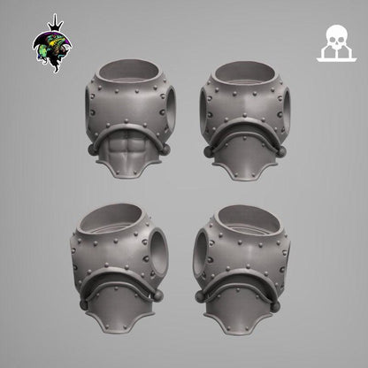 Geno Tyrants, Modular Sci-Fi Wargames Miniatures by Reptilian Overlords, Space Soldier Conversion Bits