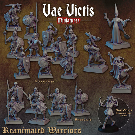 Reanimated warriors vol.2, Adventurers and Mercenaries by Vae Victis, perfect for Fantasy Wargames and Tabletop RPGs