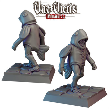 Modular Mercenary River Patrol Miniatures, Bits and Weapon Conversions Fantasy by Vae Victis, perfect for Fantasy tabletop Wargames