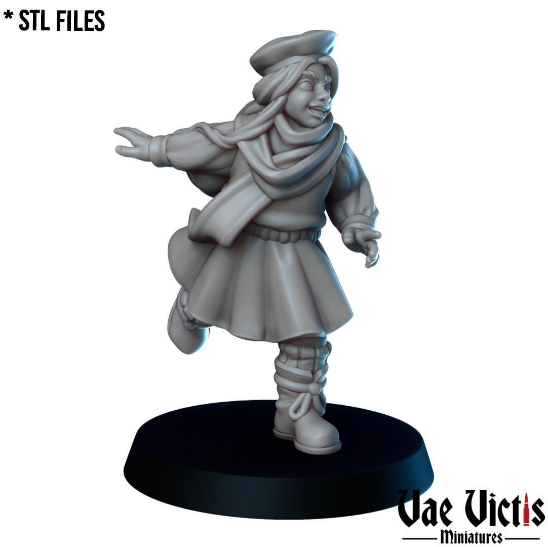 The Orphanage, Adventurers, Civilians and Mercenaries by Vae Victis, perfect for Fantasy Wargames and Tabletop RPGs