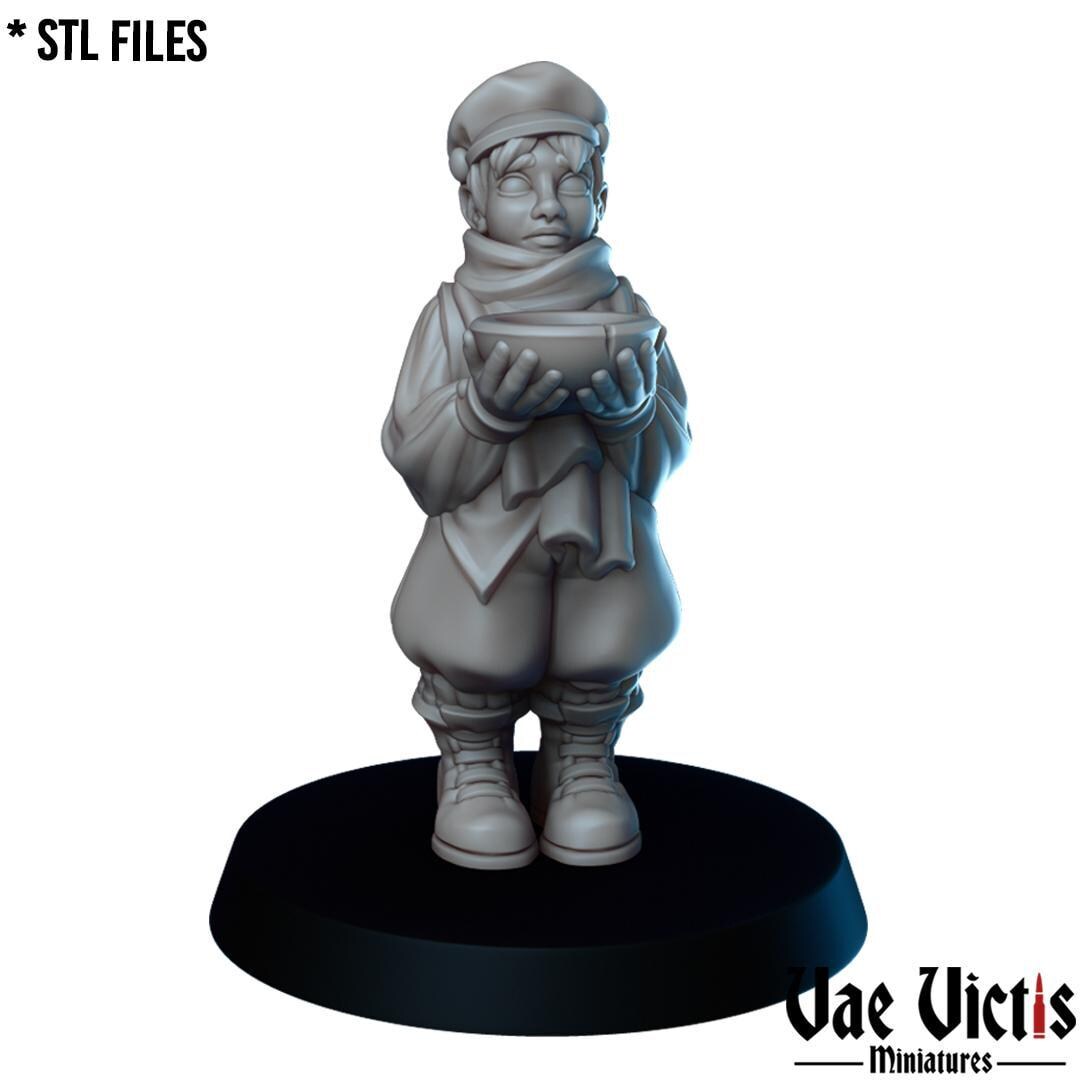The Orphanage, Adventurers, Civilians and Mercenaries by Vae Victis, perfect for Fantasy Wargames and Tabletop RPGs