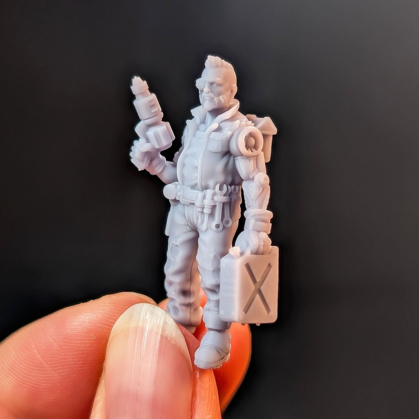 Marek the Mechanic, Sci-Fi Grimdark Civilians by STATIONFORGE, Hive City Skirmish