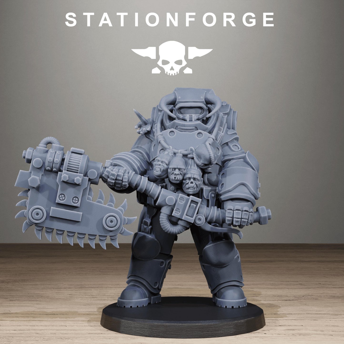 Techno Savages Vernaxers, Modular Sci-Fi Techno-Bot Miniatures by STATIONFORGE, Grimdark Wargames Proxy