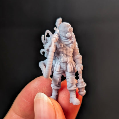 Spore Control Worker, Sci-Fi Grimdark Civilians by STATIONFORGE, Hive City Skirmish