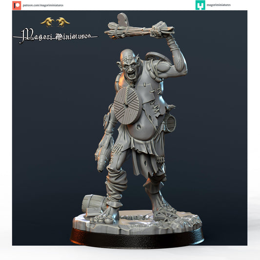 Grimdark Giant, Modular Sci-Fi Miniatures by Magori, Grimdark Wargames Proxy