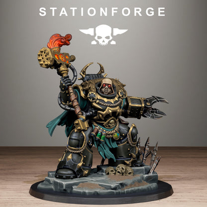 Corrupted Guard Zorvan Lord, Modular Sci-Fi Imperial Infantry by STATIONFORGE, Grimdark Wargames Proxy