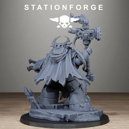 Corrupted Guard Zorvan Lord, Modular Sci-Fi Imperial Infantry by STATIONFORGE, Grimdark Wargames Proxy
