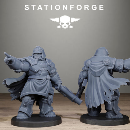 Grimguard Skull Wardens, Modular Sci-Fi Imperial Infantry by STATIONFORGE, Grimdark Wargames Proxy