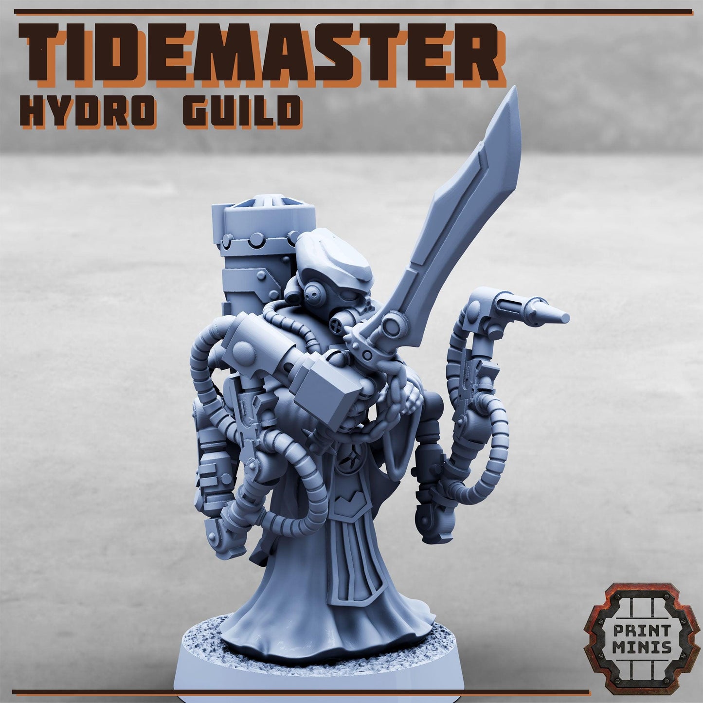 Hydro Guild, Sci-Fi Grimdark Civilians by Print Minis, Hive City Skirmish