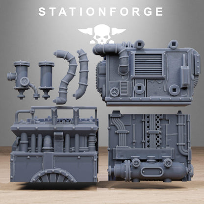 Industrial Diorama Stands, Sci-Fi Grimdark Terrain by STATIONFORGE