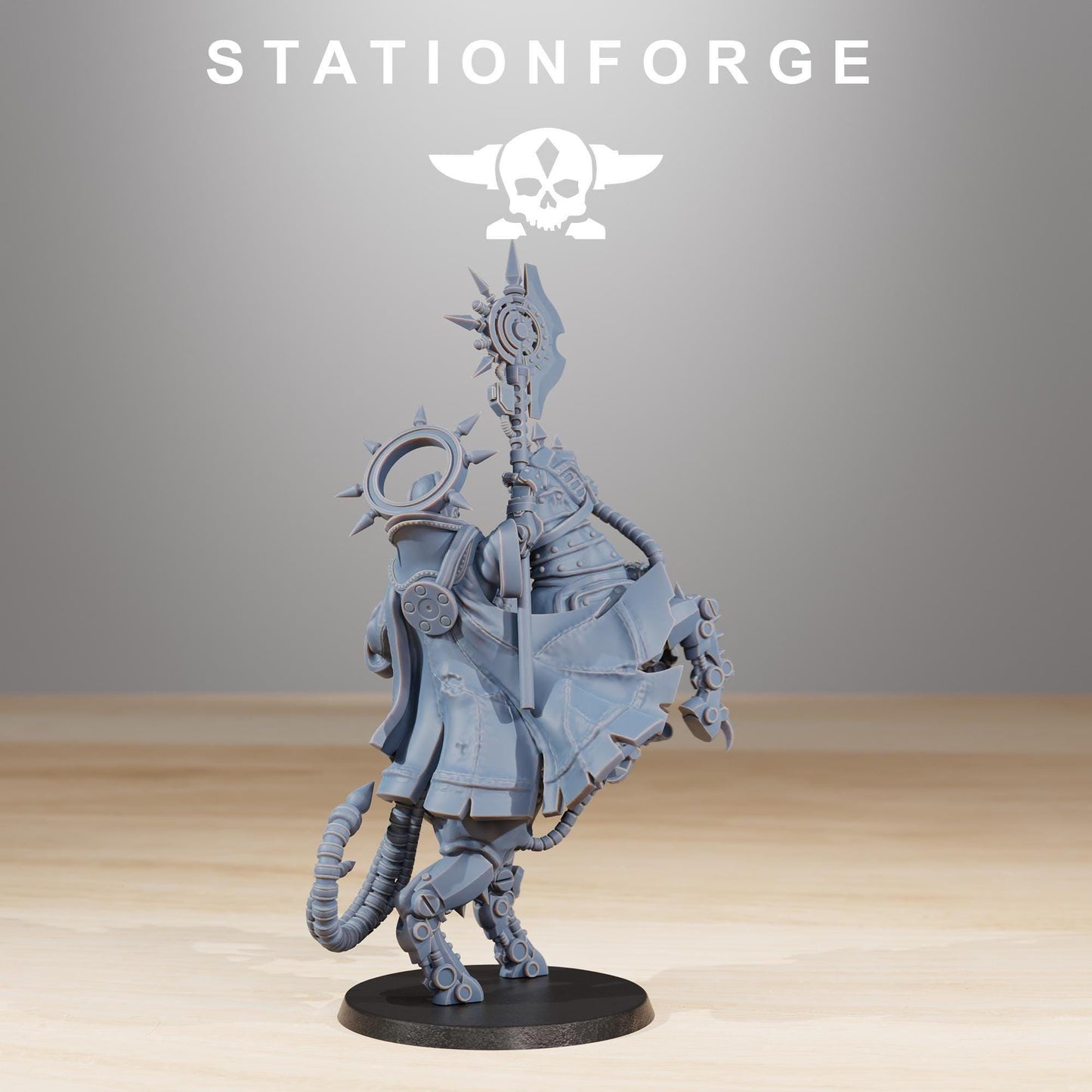 Scavenger The Fallen, Space Techno-bots, modular Sci-Fi warriors by STATIONFORGE, Sci-Fi Wargames Cyber-themed Grimdark miniatures