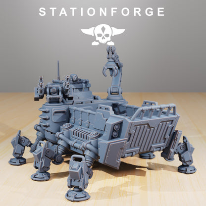 Scavenger Transport Tank, Sci-Fi Wargame Miniature by STATIONFORGE