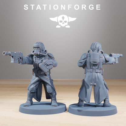 GrimGuard Flame Tank - Sci-Fi Light Battle Tank by STATIONFORGE