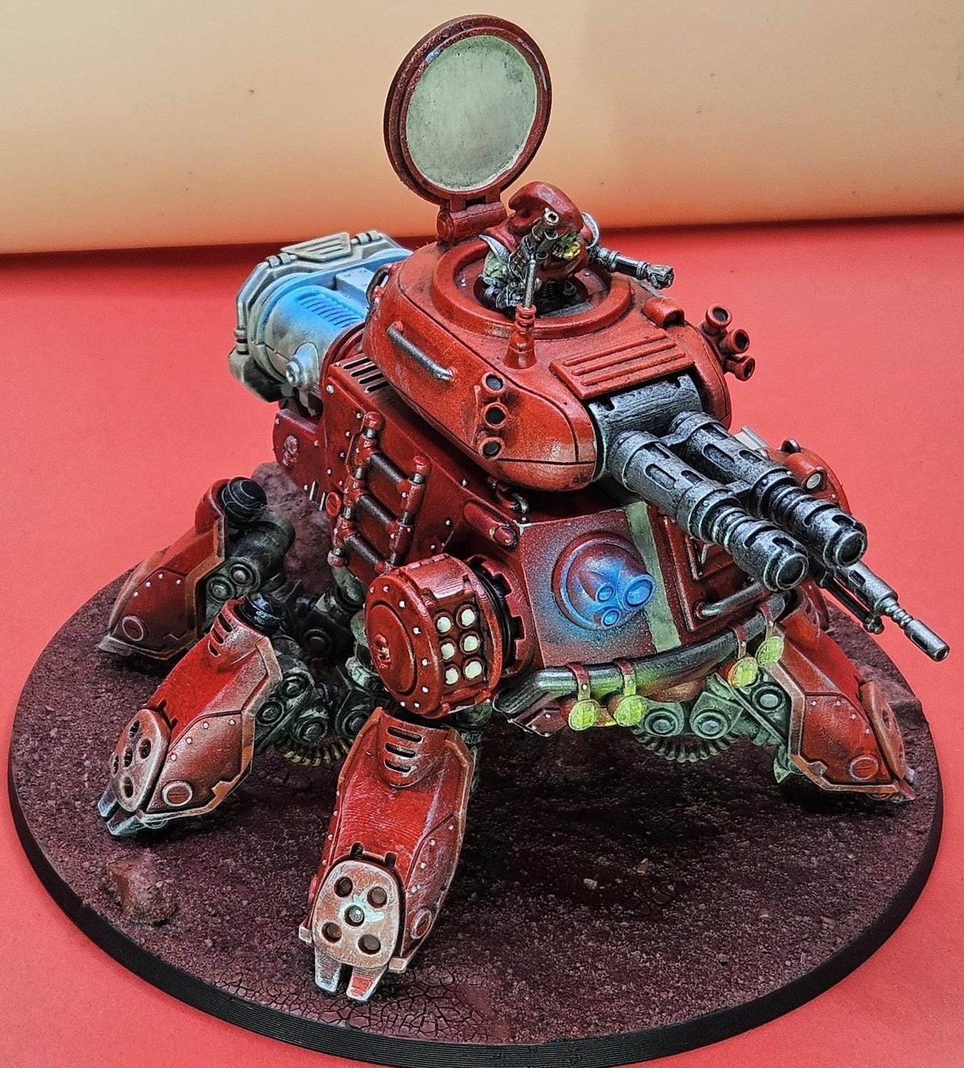 Scavenger Tank, Space Techno-bots, modular Sci-Fi warriors by STATIONFORGE, Sci-Fi Wargames Cyber-themed Grimdark miniatures