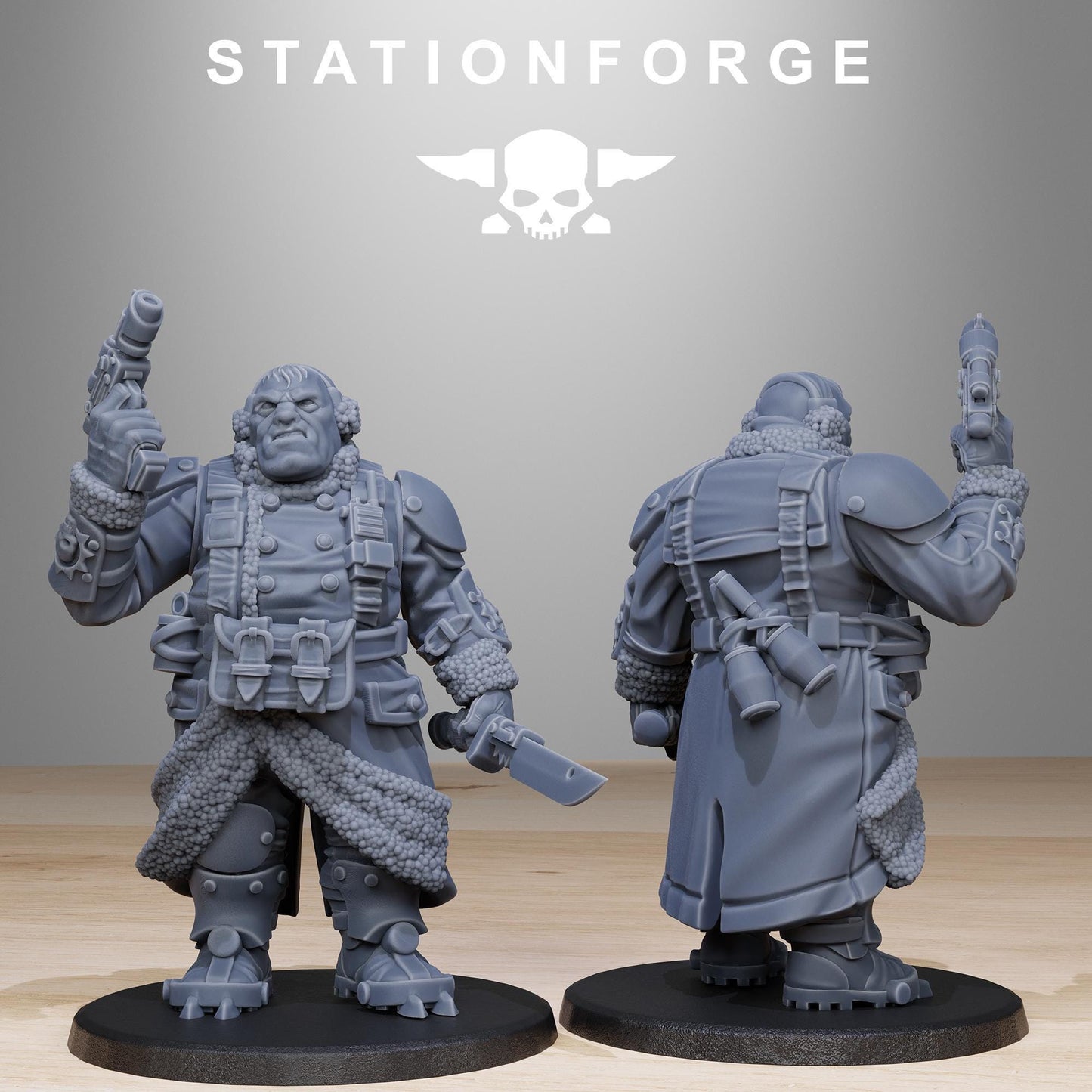 GrimGuard Frostwatch Mutants, Imperial Guard Proxy, Sci-Fi Wargames Miniatures by STATIONFORGE