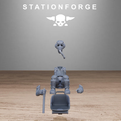 FreeGuard ThunderBolt, Modular Sci-Fi Vehicle by STATIONFORGE, Sci-Fi Wargames Proxy, Imperial Guard Navy Fighters