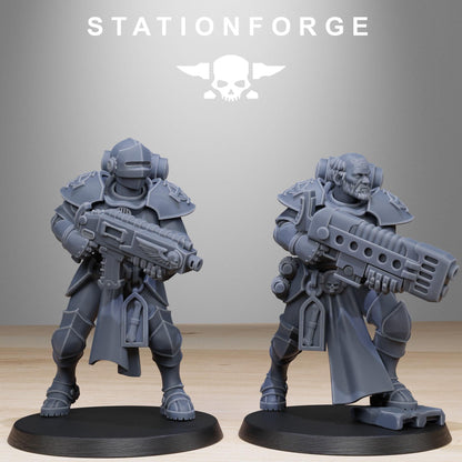 Vodalites Brotherhood Modular Set Miniatures by STATIONFORGE,  Misters of Battle infantry regiment