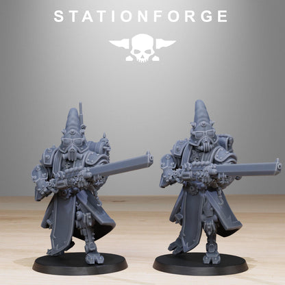 STATIONFORGE Sci-Fi Wargame Miniatures, Scavenger Hooded Cultists