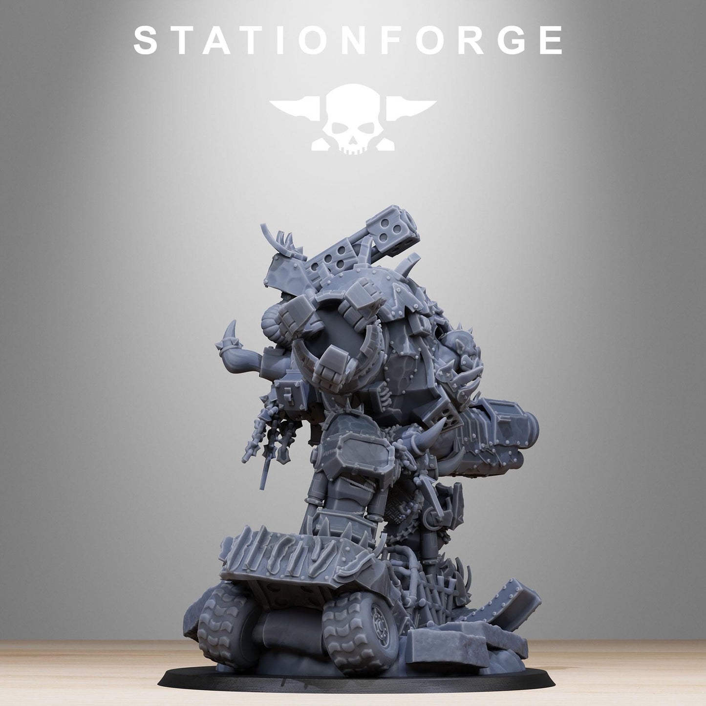 Orkaz Grand Nutta 2.0, Sci-Fi Ork Miniature by STATIONFORGE