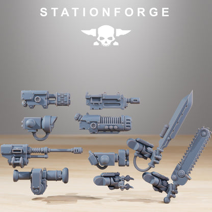 GrimGuard Walker Mk1, Modular Sci-Fi Wargame Vehicle by STATIONFORGE