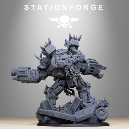 Orkaz Grand Nutta 2.0, Sci-Fi Ork Miniature by STATIONFORGE