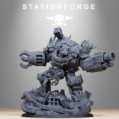 Orkaz Grand Nutta 2.0, Sci-Fi Ork Miniature by STATIONFORGE