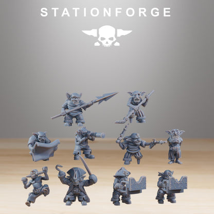 Ork Battle Ship, Sci-Fi Wargame Miniature by STATIONFORGE