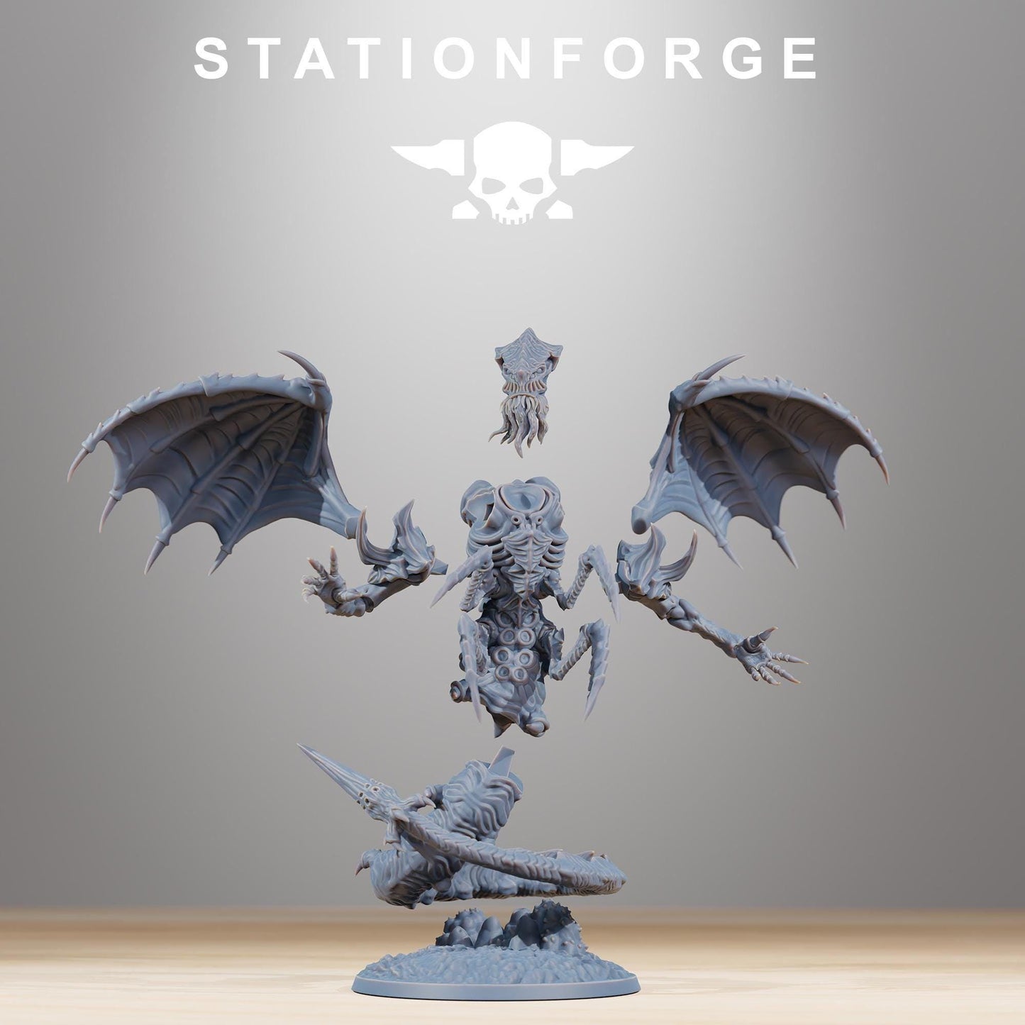 Xenarid Wormaak - Xenarid Alien Bugs -  Sci-Fi Grimdark Bug aliens by STATIONFORGE