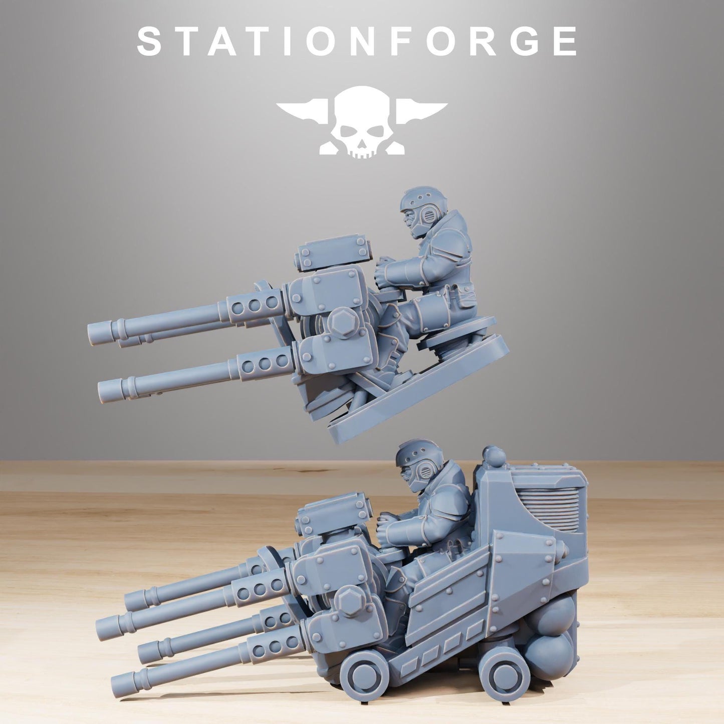 Vaskar Skyfire, Modular Sci-Fi Guardsmen Warplane by STATIONFORGE, Sci-fi Wargames Proxy, Imperial Guard Transport