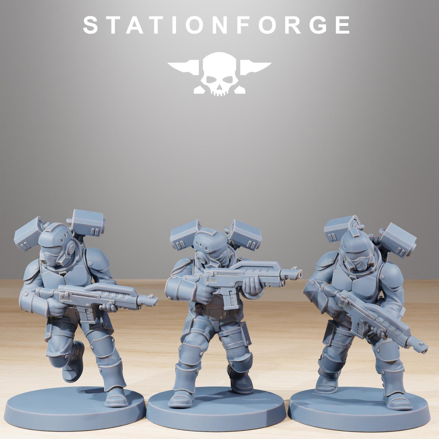 Vaskar Skyfire, Modular Sci-Fi Guardsmen Warplane by STATIONFORGE, Sci-fi Wargames Proxy, Imperial Guard Transport