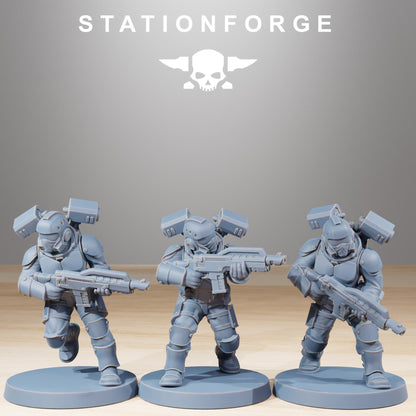 Vaskar Skyfire, Modular Sci-Fi Guardsmen Warplane by STATIONFORGE, Sci-fi Wargames Proxy, Imperial Guard Transport
