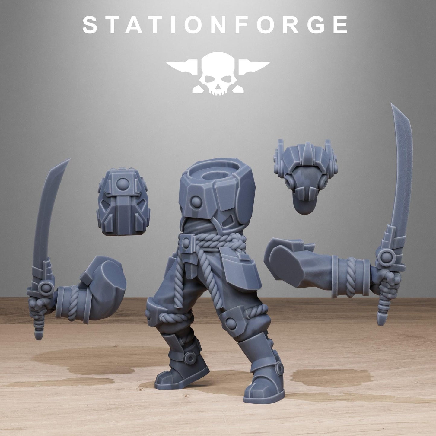 Tarion Melee Infantry, Communitarian Alien Infantry, Sci-Fi Wargames Miniatures by STATIONFORGE