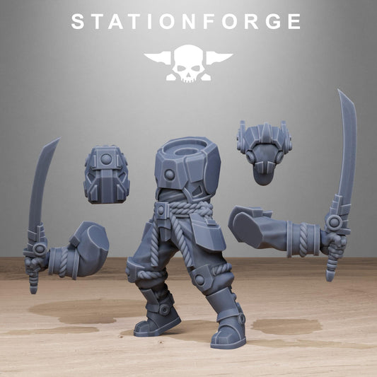 Tarion Melee Infantry, Communitarian Alien Infantry, Sci-Fi Wargames Miniatures by STATIONFORGE