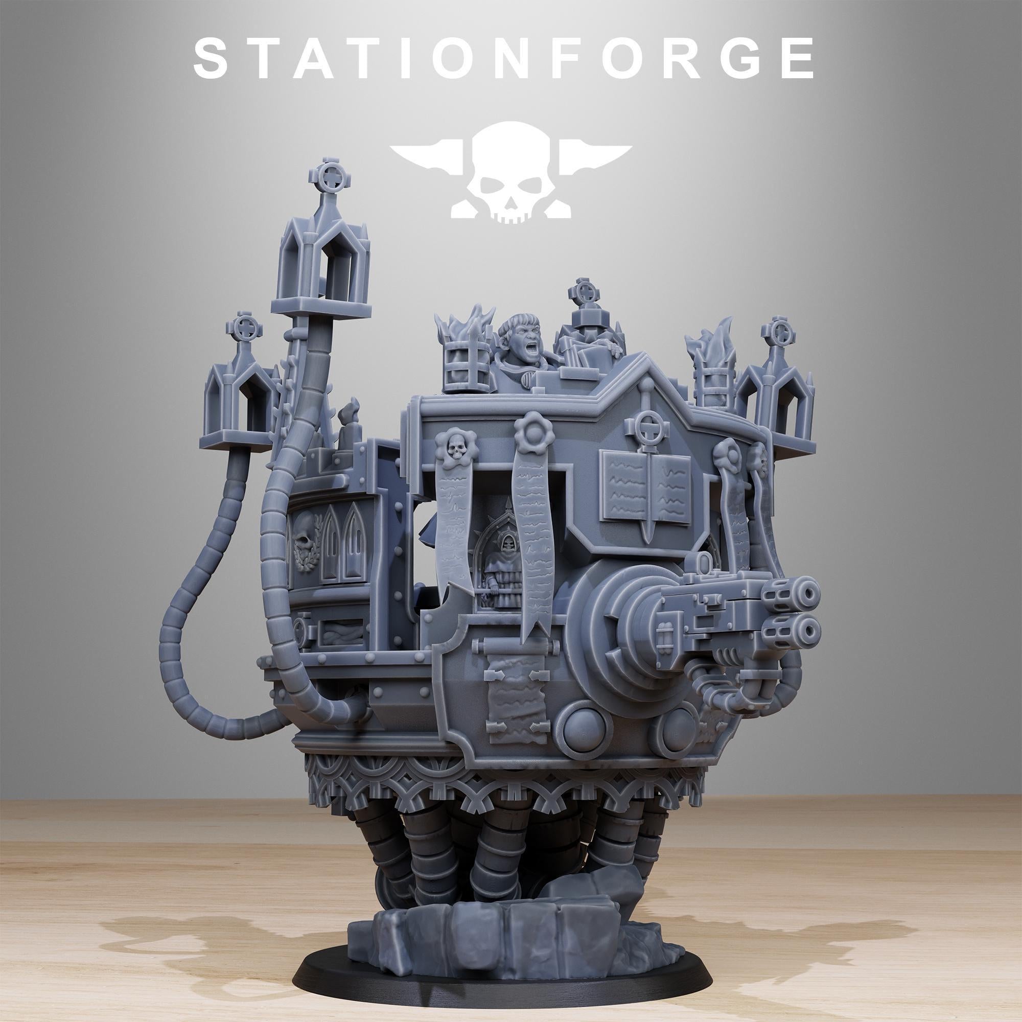 Vodalites Pulpit Modular Set Miniatures by STATIONFORGE, Imperial guar ...
