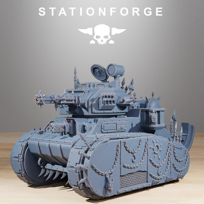 GrimGuard Chaos Tank Conversion Kit – Sci-Fi Miniature by STATIONFORGE
