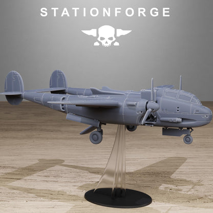 Grimguard Vulture Plane, Sci-Fi Wargames, Resin Miniature by STATIONFORGE